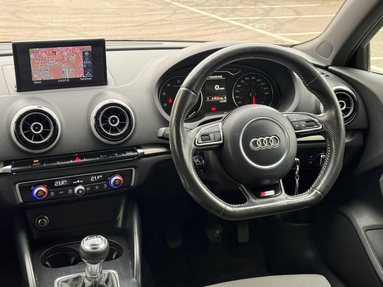Audi A3 1.4 TFSI S line Sportback 5dr Petrol Manual Euro 6 (s/s) (125 ps)
