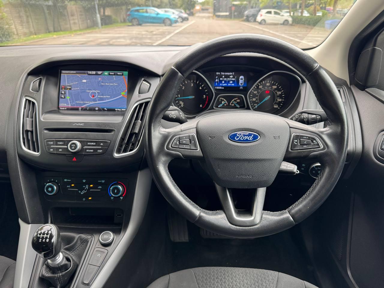 Ford Focus 1.5 TDCi Zetec Hatchback 5dr Diesel Manual Euro 6 (s/s) (120 ps)