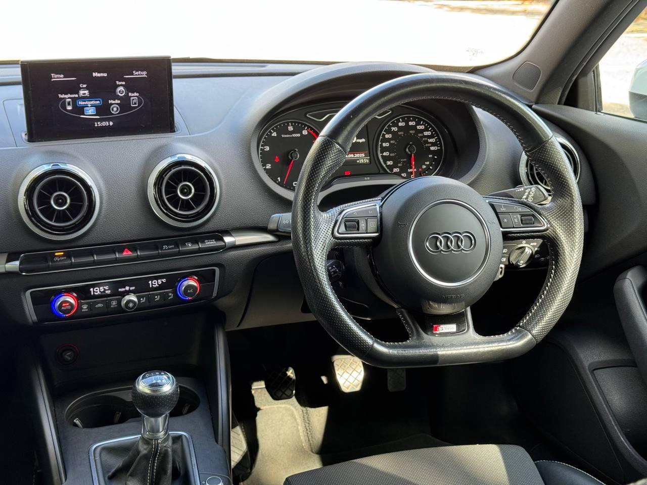 Audi A3 1.4 TFSI S line Hatchback 3dr Petrol Manual Euro 6 (s/s) (125 ps)