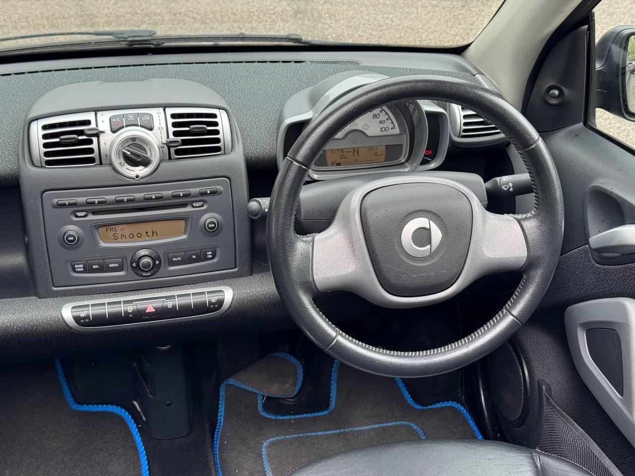 Smart fortwo 1.0 Passion Cabriolet 2dr Petrol Auto Euro 4 (84 bhp)