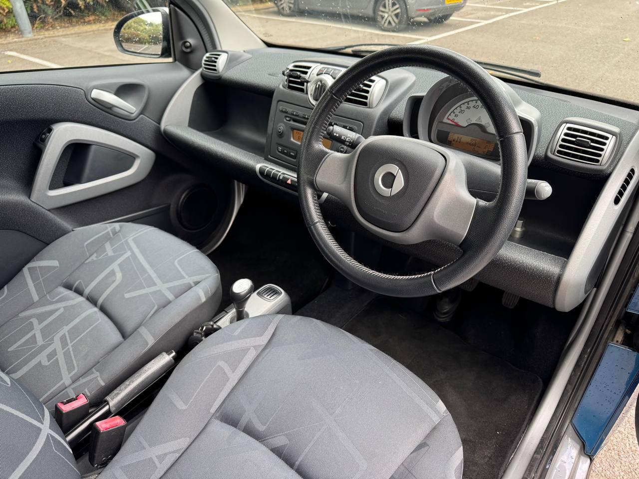 Smart fortwo 1.0 Passion Coupe 2dr Petrol Auto Euro 4 (71 bhp)
